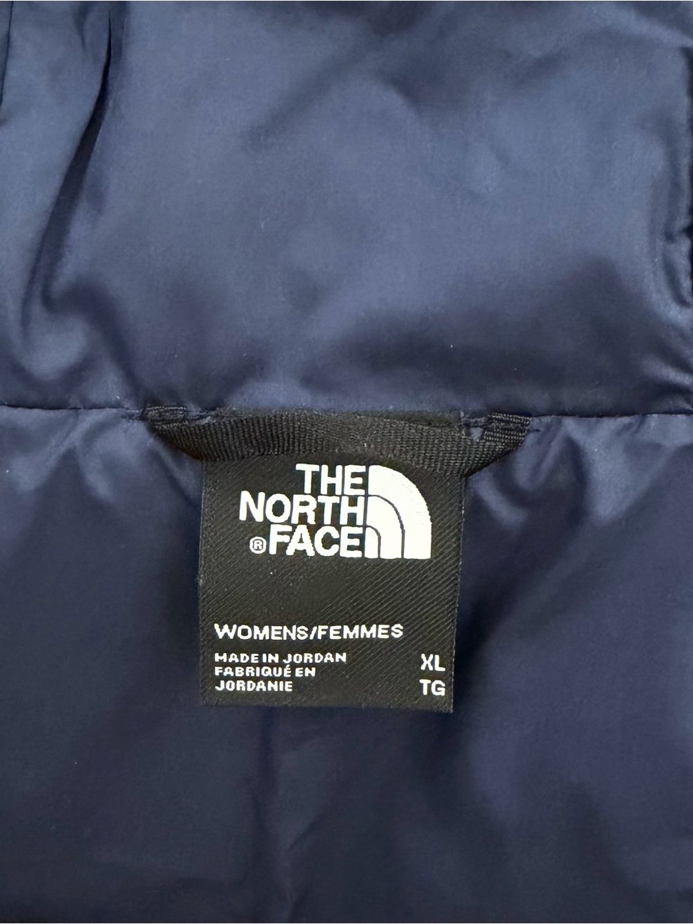 The North Face Women's Baltic Down Puffer Hoodie Coat Summit Navy Sz XL NEW - Picture 9 of 11